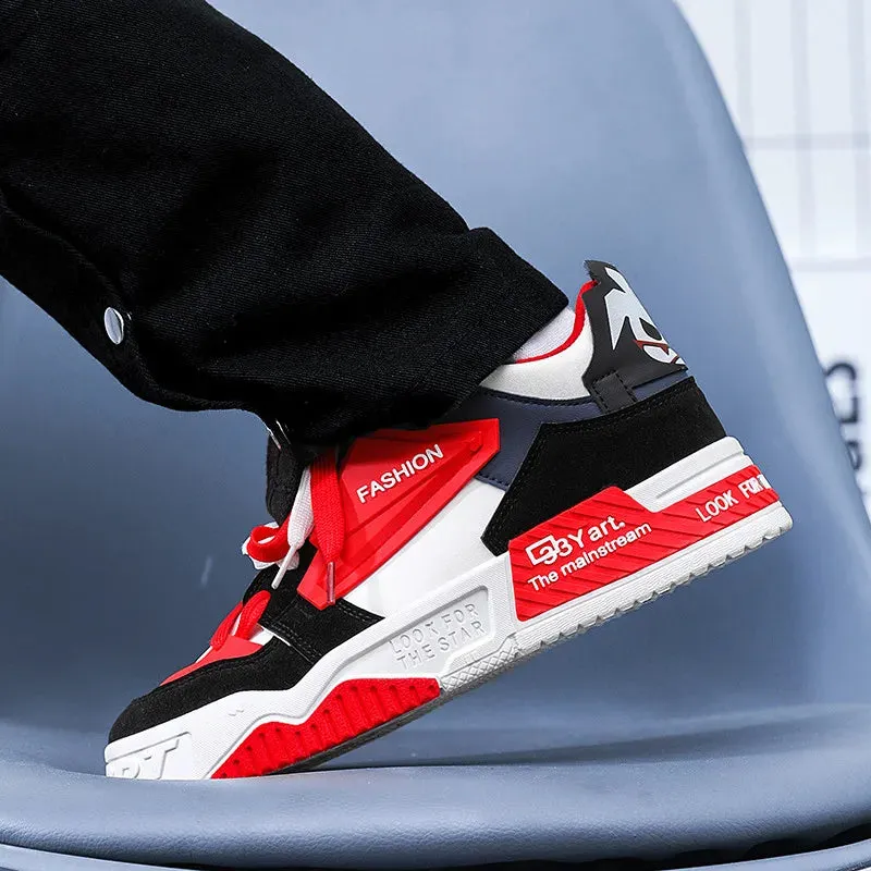 2023 New Winter Platform Men's Skateboard Shoes Streetwear Yellow High Top Sneakers For Men Fashion Outdoor Women's Sports Shoes