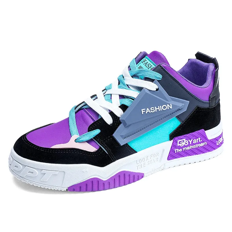 2023 New Winter Platform Men's Skateboard Shoes Streetwear Yellow High Top Sneakers For Men Fashion Outdoor Women's Sports Shoes