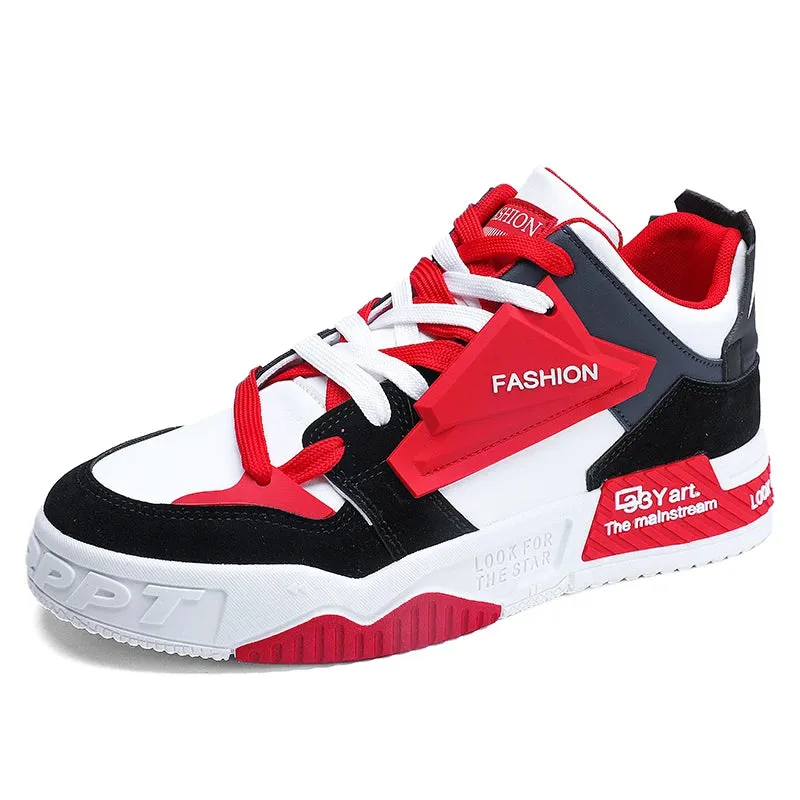 2023 New Winter Platform Men's Skateboard Shoes Streetwear Yellow High Top Sneakers For Men Fashion Outdoor Women's Sports Shoes