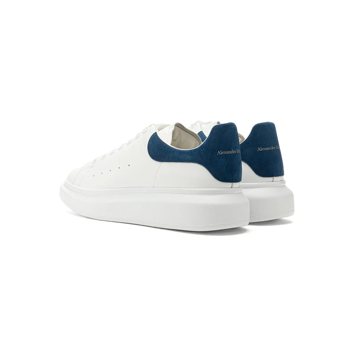 Alexander McQueen Oversized Sneaker (White/Paris Blue)