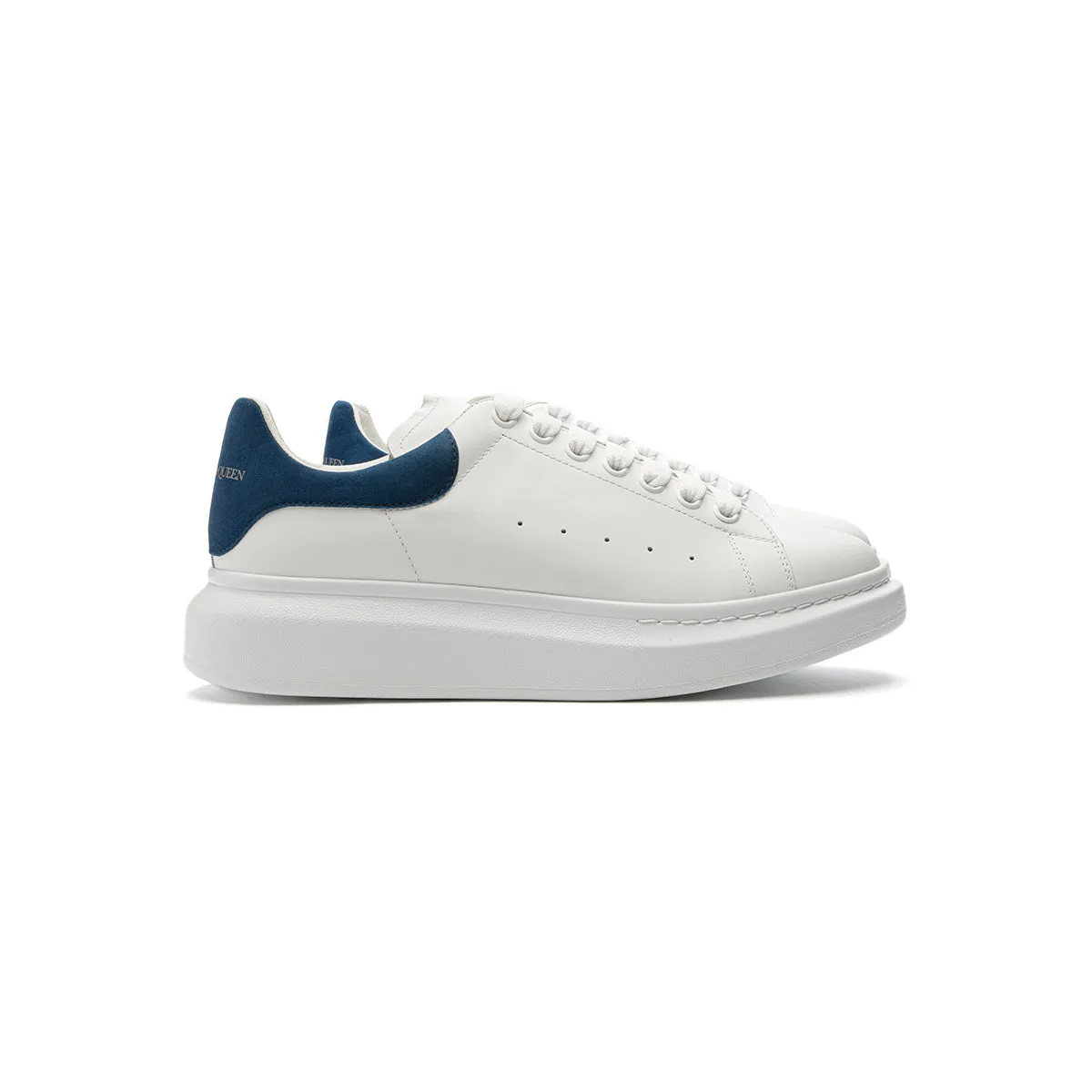 Alexander McQueen Oversized Sneaker (White/Paris Blue)