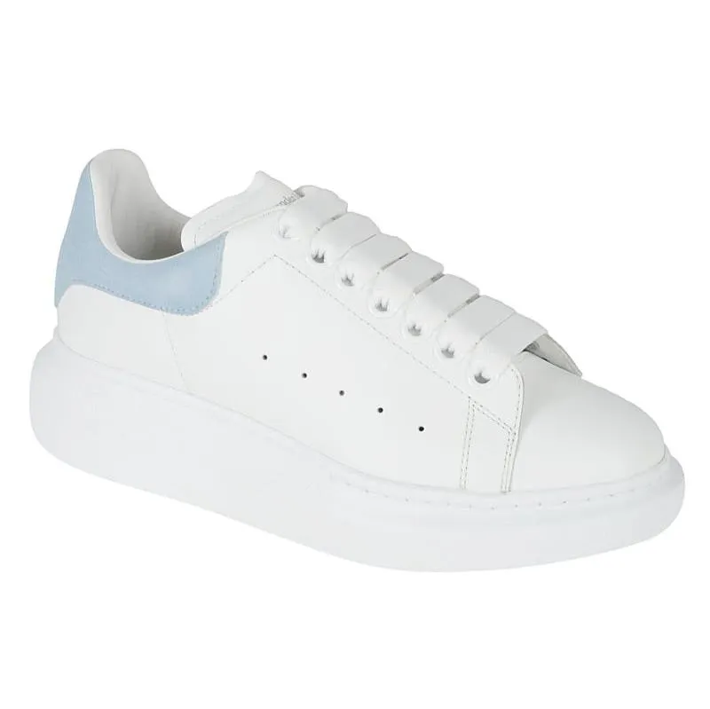 Alexander Mcqueen Oversized Trainers In Sky Blue/white