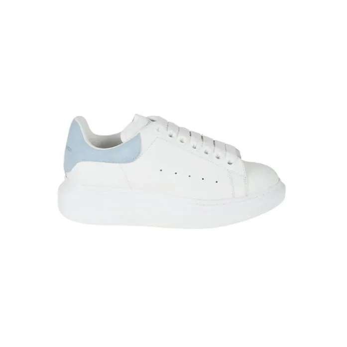 Alexander Mcqueen Oversized Trainers In Sky Blue/white