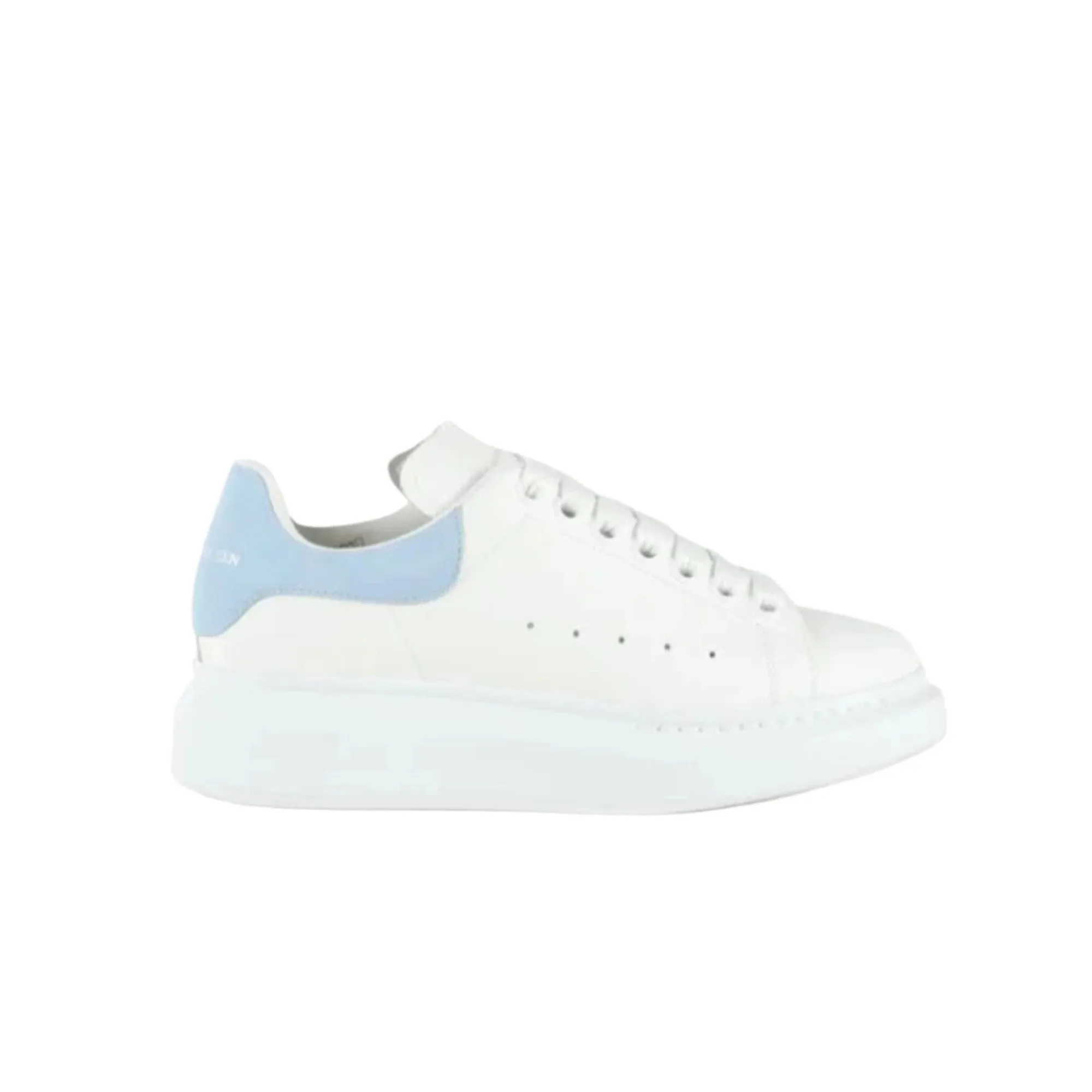 Alexander Mcqueen Oversized Trainers In Sky Blue/white