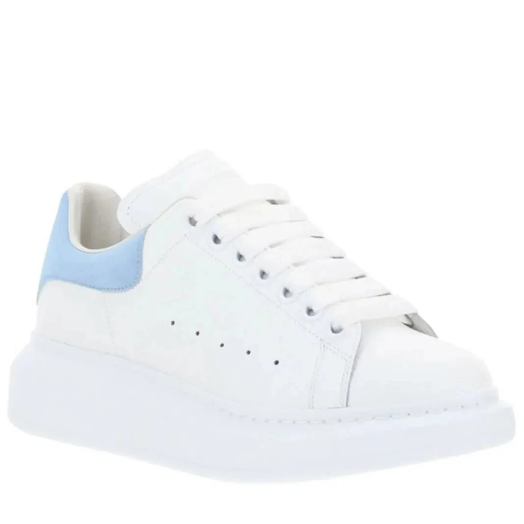 Alexander Mcqueen Oversized Trainers In Sky Blue/white