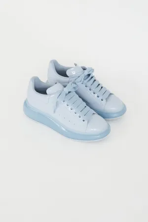Blue Patent Oversized Sneaker