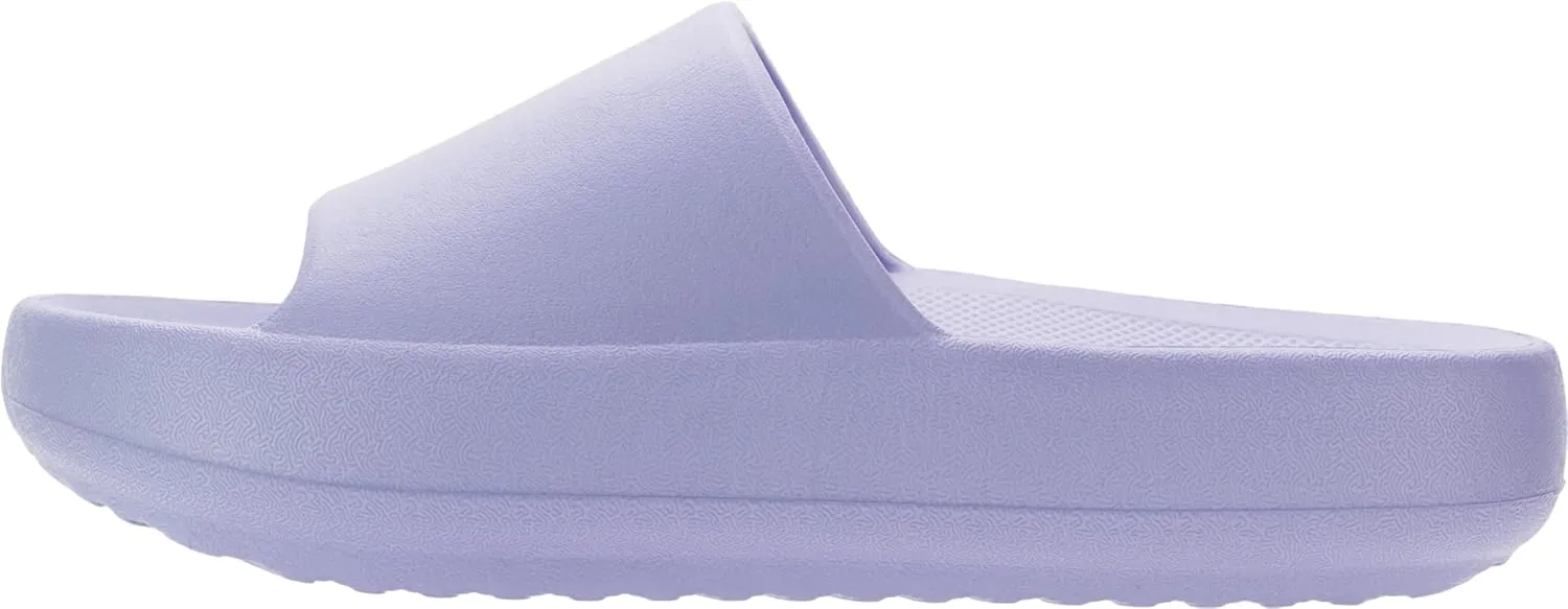 BRONAX Arch Support Slides for Women and Mens | Cushioned Thick Sole Pain Relief Slippers