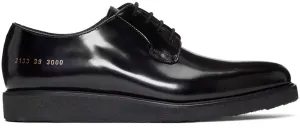 Common Projects Black Shine Derbys