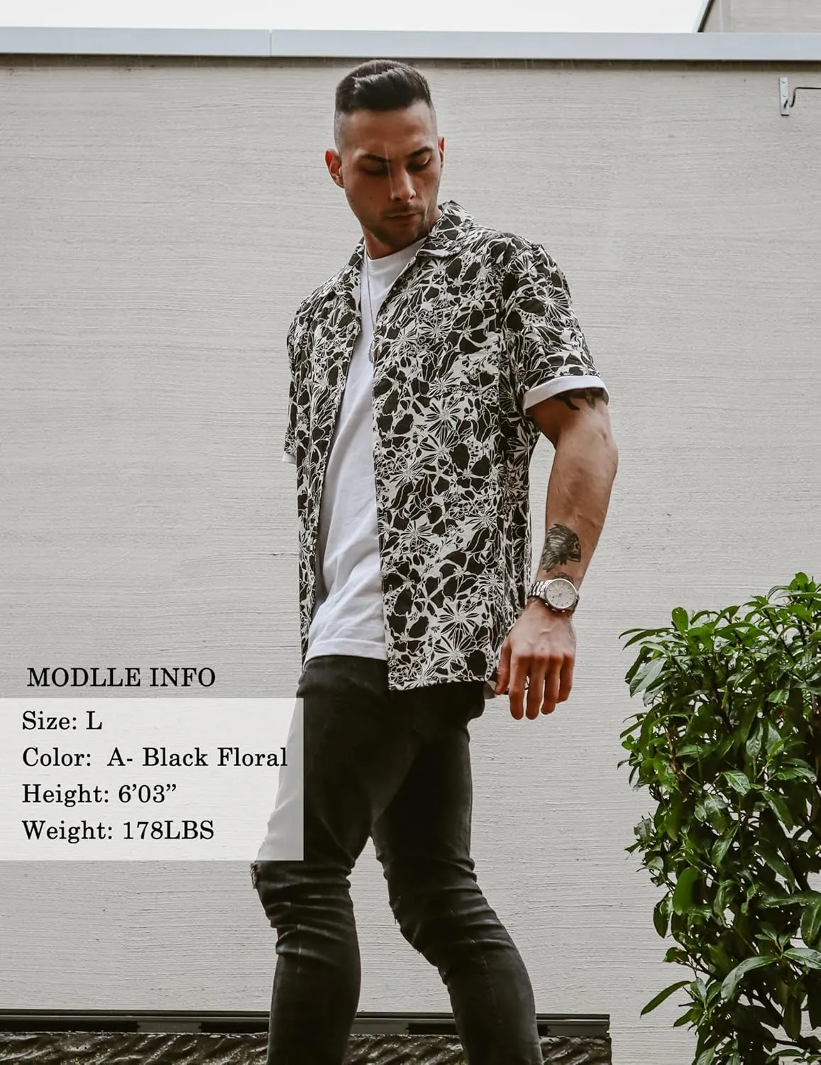 COOFANDY Mens Hawaiian Shirt Short Sleeve Buttoon Down Shirts Casual Tropical Floral Summer Linen Shirts