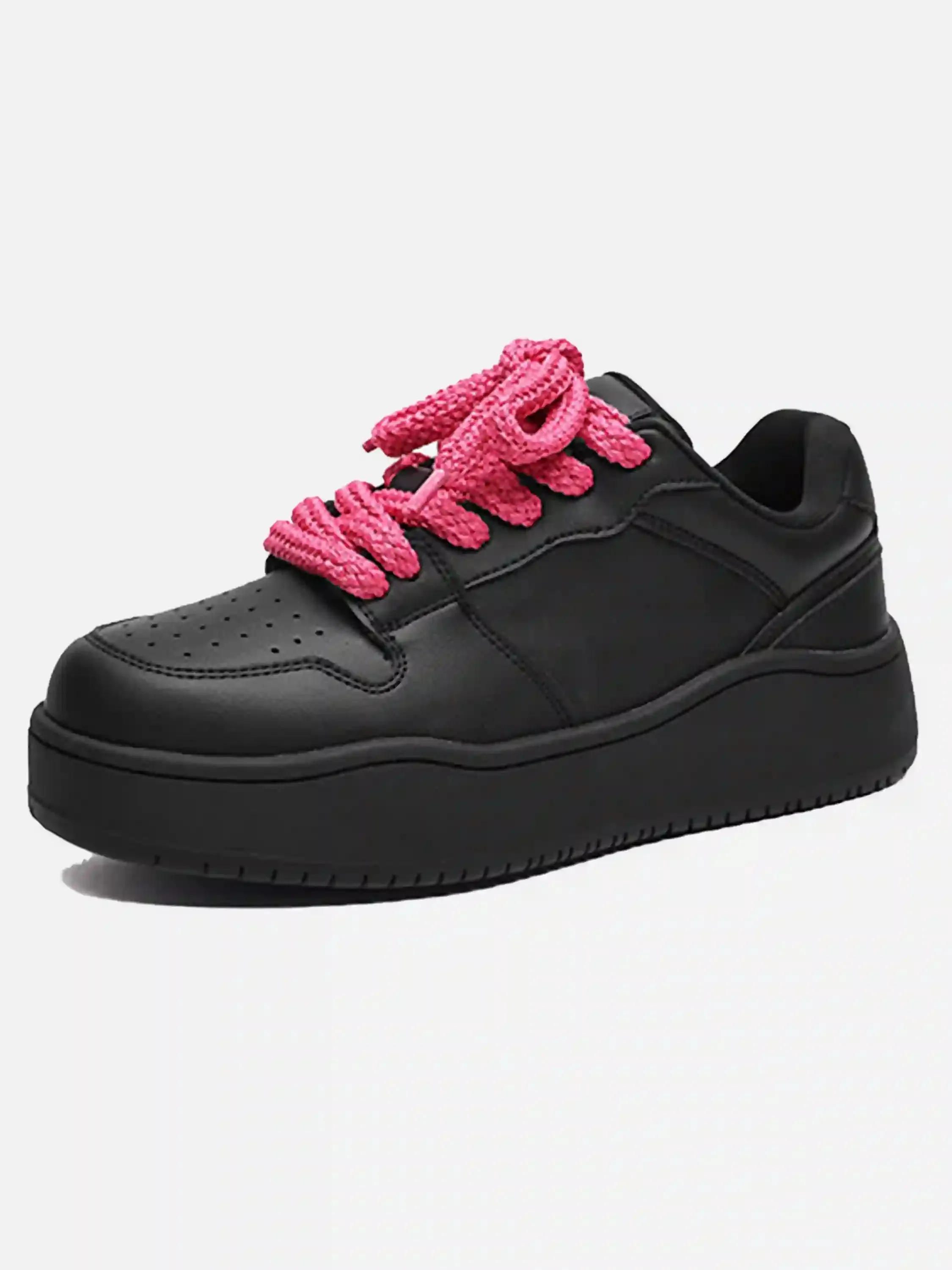 Disguisen Contrasting Colors Thick Sole Sneakers