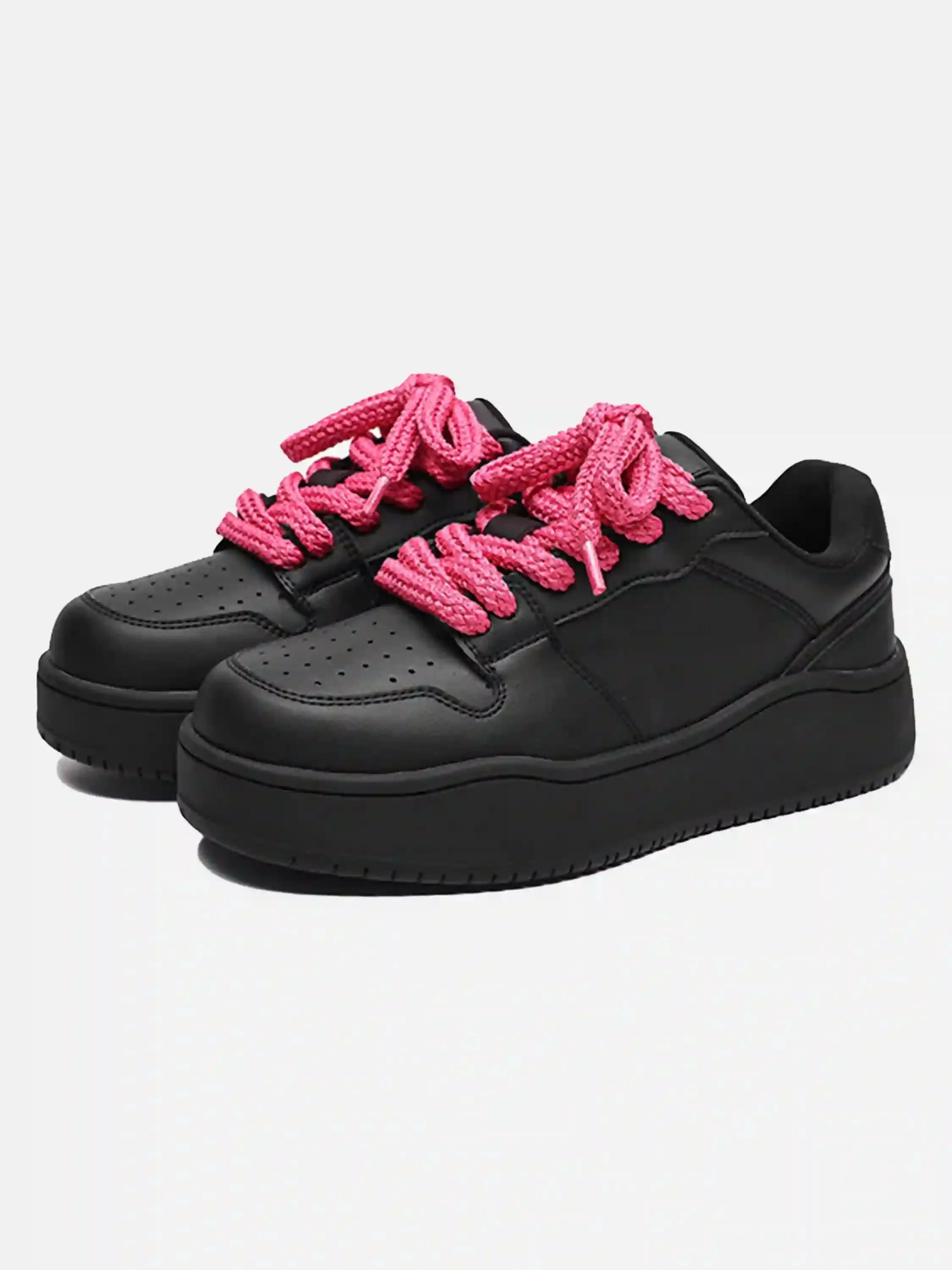 Disguisen Contrasting Colors Thick Sole Sneakers