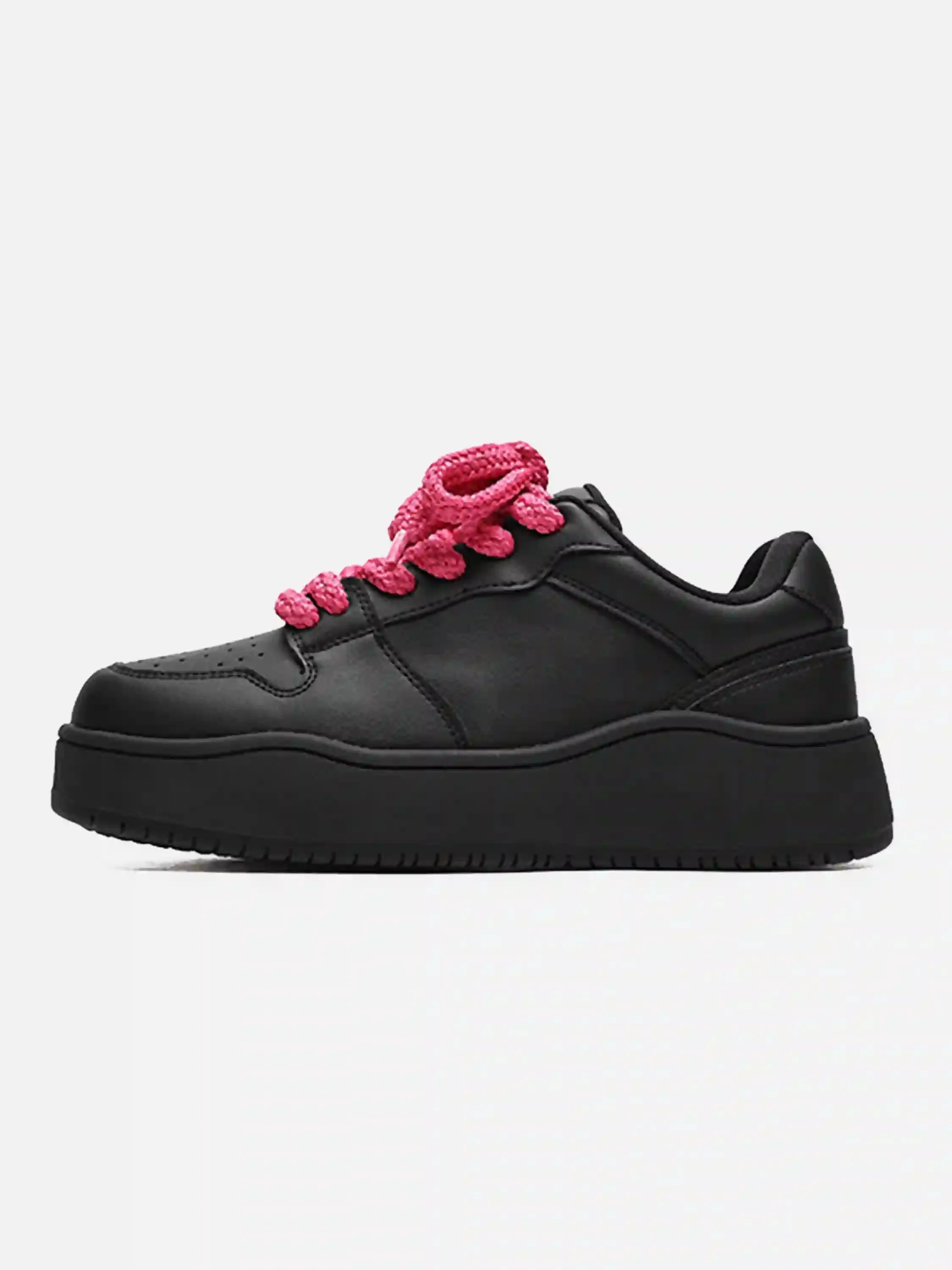 Disguisen Contrasting Colors Thick Sole Sneakers