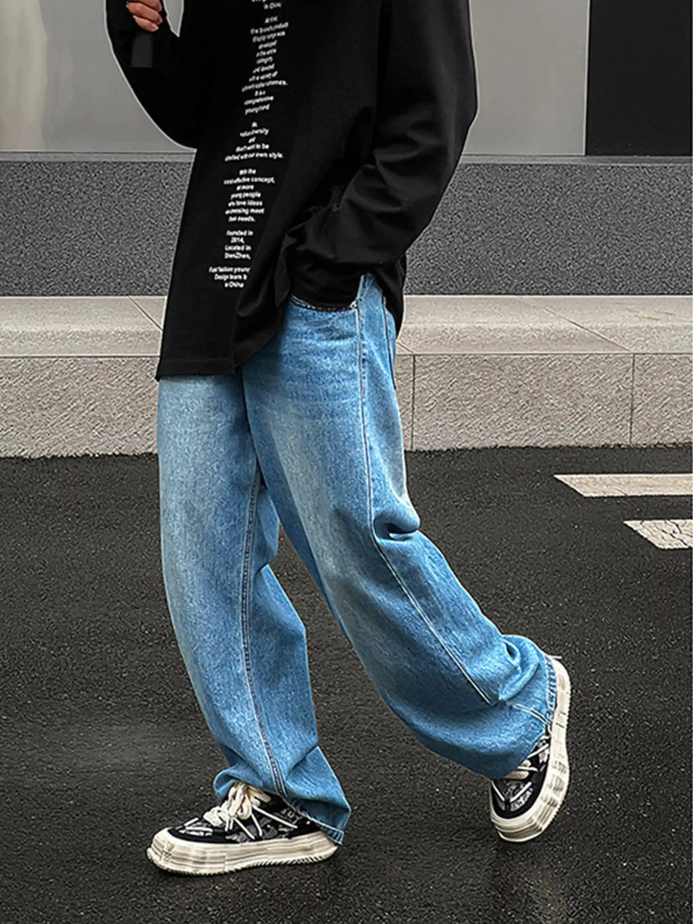 Disguisen Vintage Thick Sole Dissolved Sneakers