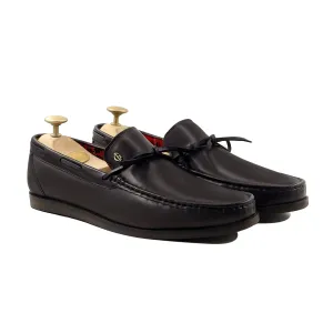 Frenzy - Men's Dark Brown Calf Leather Loafer