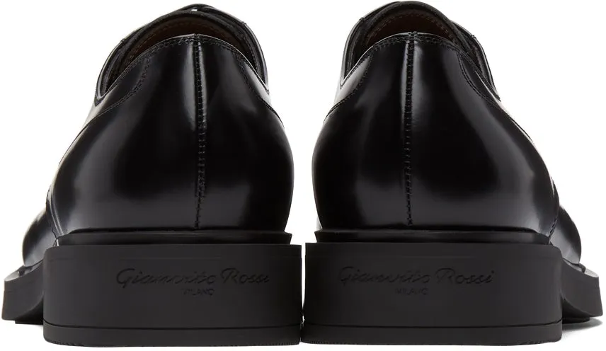 Gianvito Rossi Black William Derbys