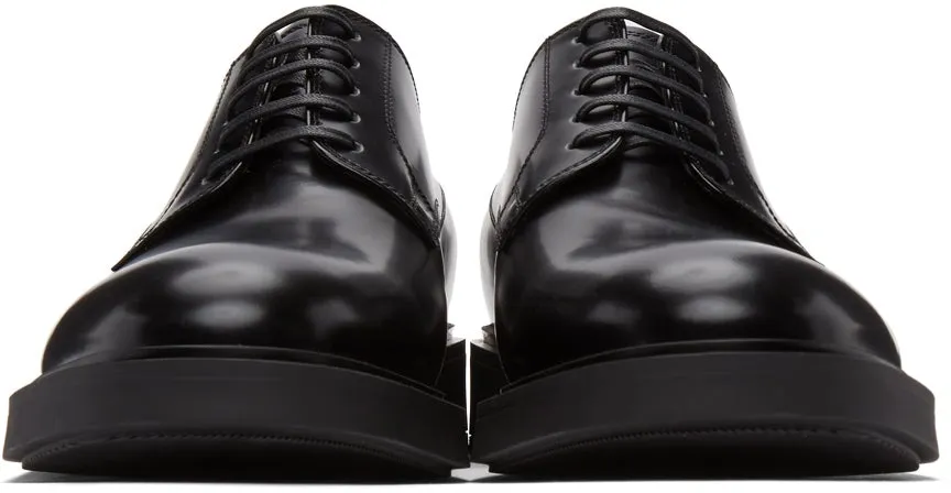 Gianvito Rossi Black William Derbys