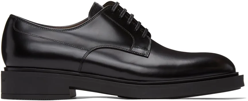 Gianvito Rossi Black William Derbys