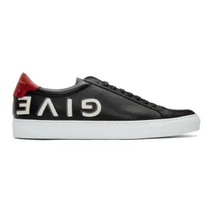 Givenchy Black Reverse Logo Urban Street Sneakers