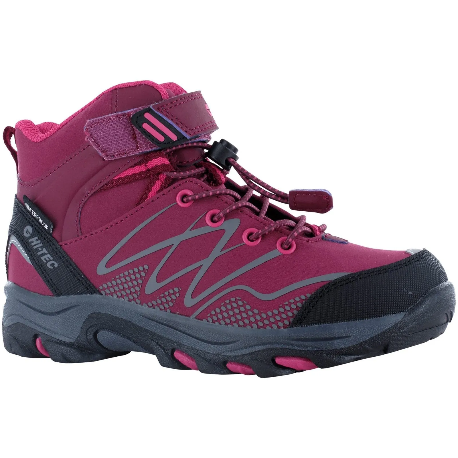Hi-Tec Blackout Mid Kids Waterproof Jrg Boots