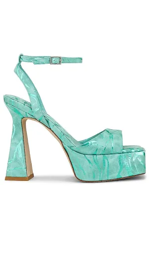 Jeffrey Campbell Grooving Platform Sandal in Mint
