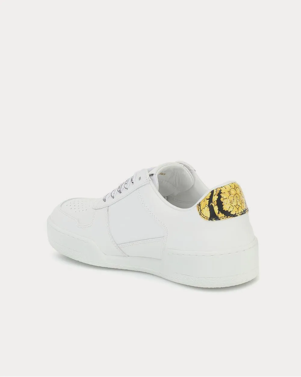 Leather White Low Top Sneakers
