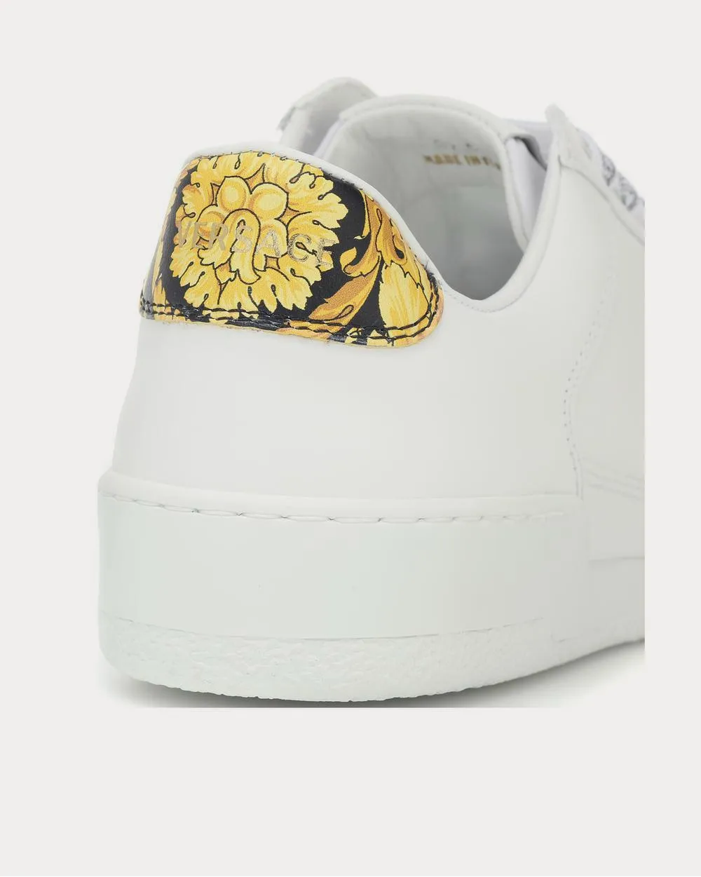 Leather White Low Top Sneakers