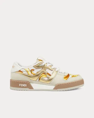 Match Fendace Beige Low Top Sneakers