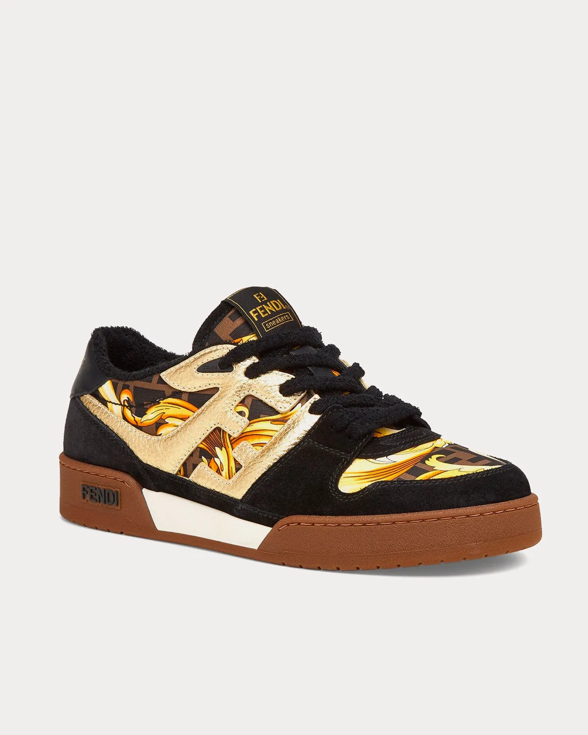 Match Fendace Black Low Top Sneakers