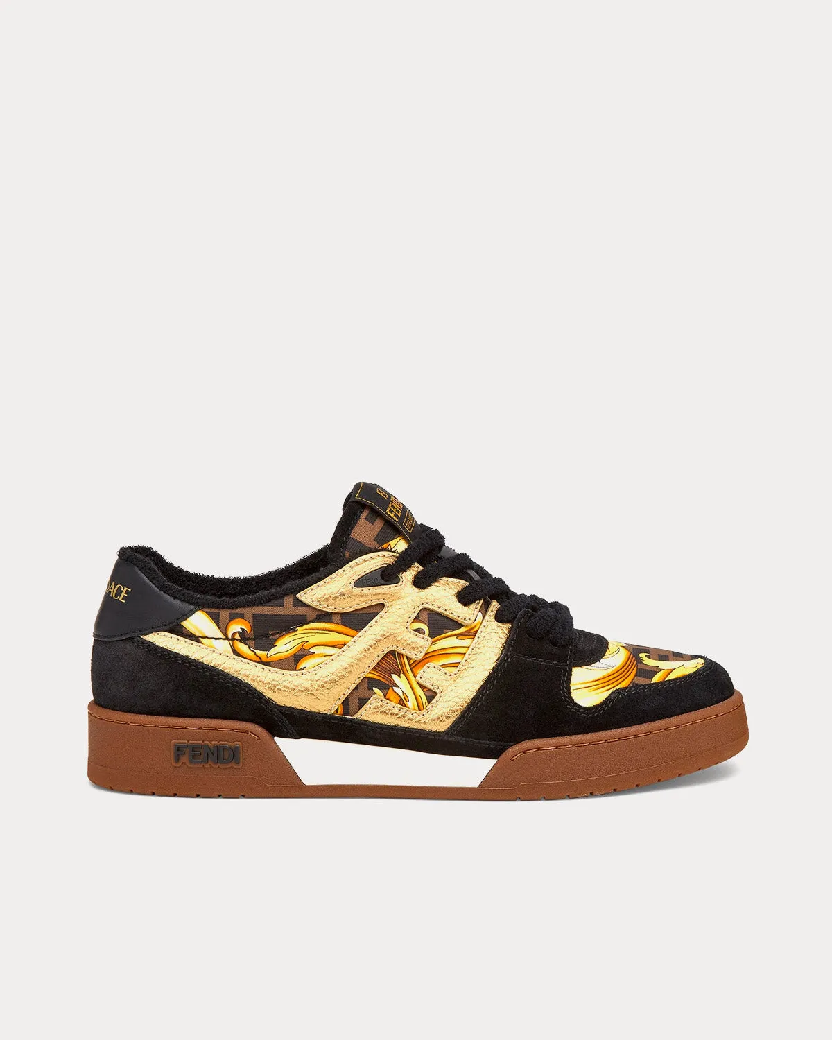 Match Fendace Black Low Top Sneakers