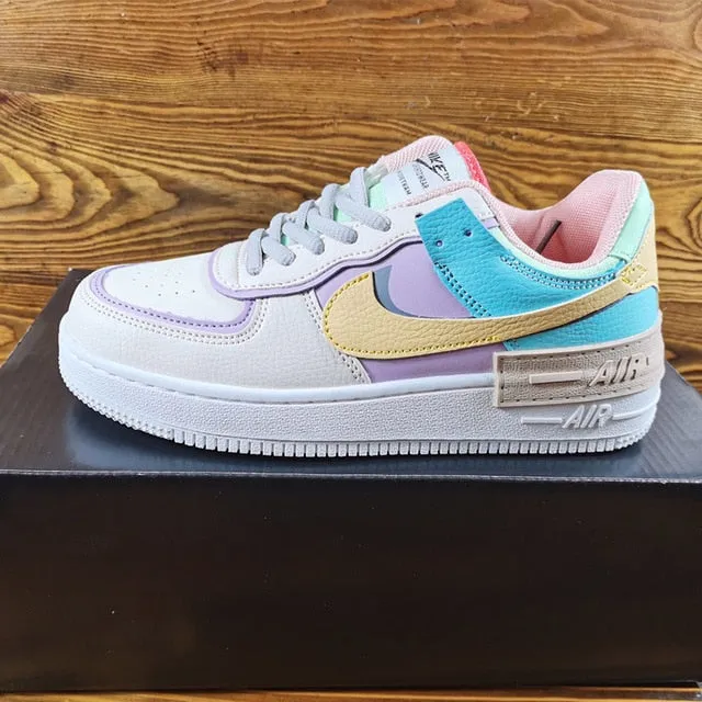 New Air Force 1 Shadow Skateboarding Running Shoes for Women Air Max Zapatilla Mujer Hombre Sports Sneakers 36-40