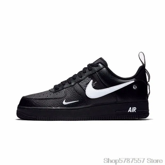 Nike-Air Force 1 Leather Men's Skateboarding Shoes Comfortable Outdoor Sports Sneakers 15482