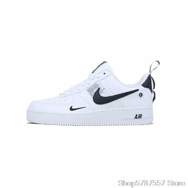 Nike-Air Force 1 Leather Men's Skateboarding Shoes Comfortable Outdoor Sports Sneakers 15482