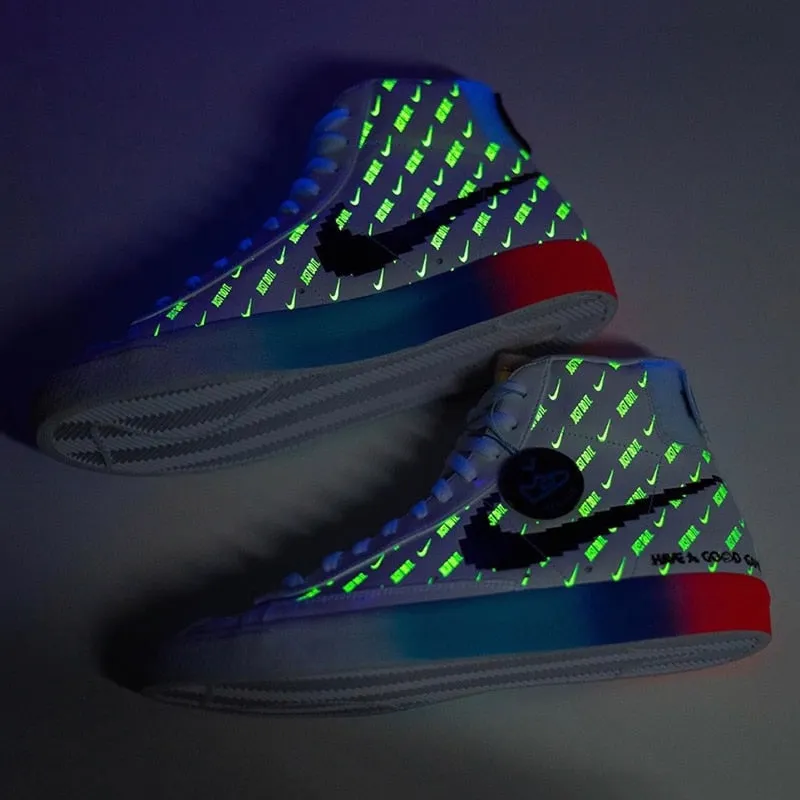 Nike-Blazer Mid 77 Vintage Have A Good Day Red mid-top casual sports skateboard shoes for men Unisex women Sneaker
