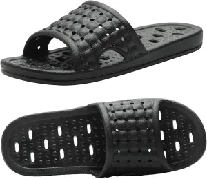 Quick Drying Shower Slippers non-slip Bathroom Slippers Drain Holes Shower Shoes for Women and Men Dorm pool gym