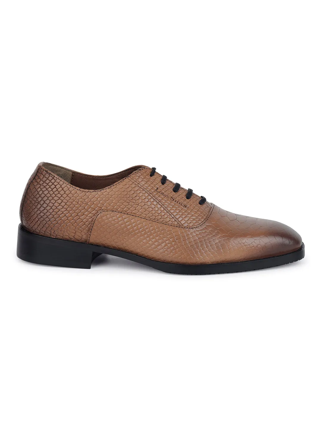 Tan Derby Style Comfortable Laceups for Men
