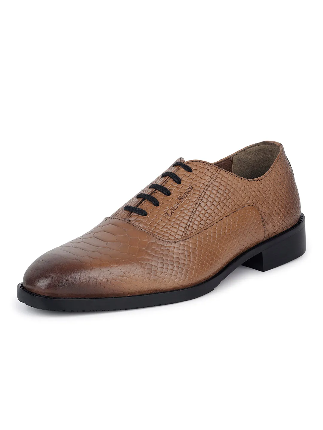 Tan Derby Style Comfortable Laceups for Men