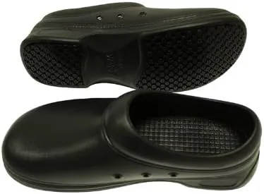 Unisex Anti-Slip Chef Shoes Patented Maximum Grip Performance Technology (10) Black