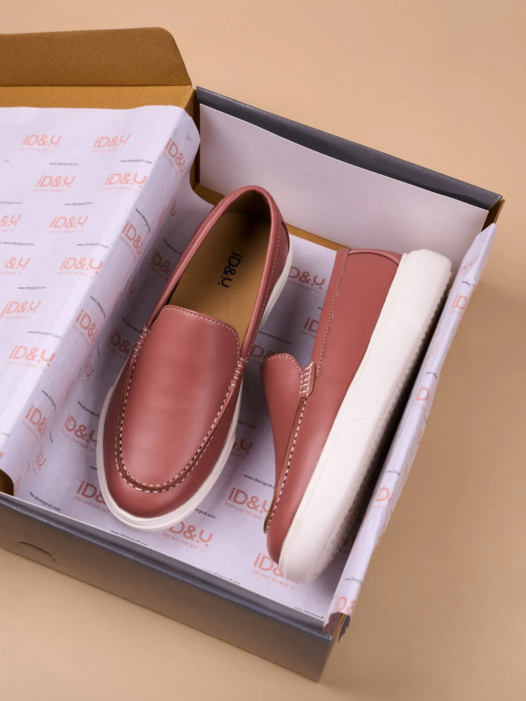 Women's Nude Pink Casual Slip On (IU1020)