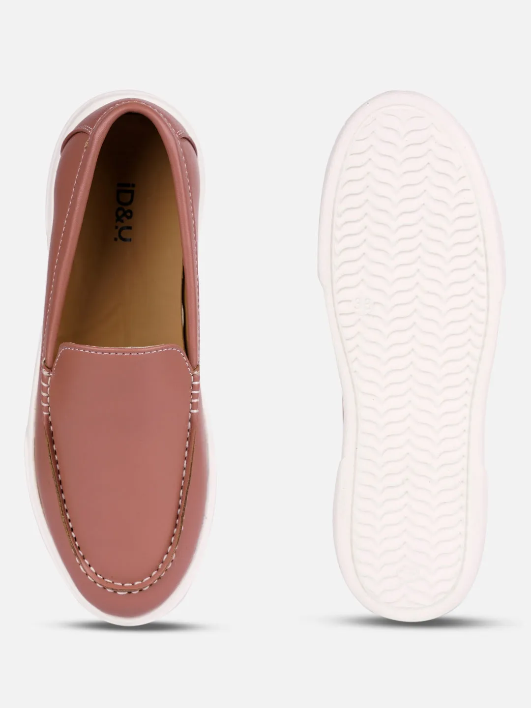 Women's Nude Pink Casual Slip On (IU1020)
